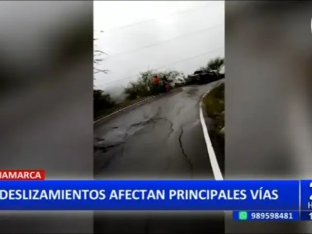 Ciclón Yaku: Desbordes de riachuelos y activación de quebradas destruyen vías  en Cajamarca