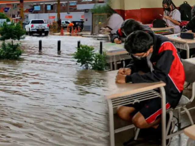 Gobierno suspende clases escolares y universitarias por 24 horas en Lima y Callao debido a fuertes lluvias