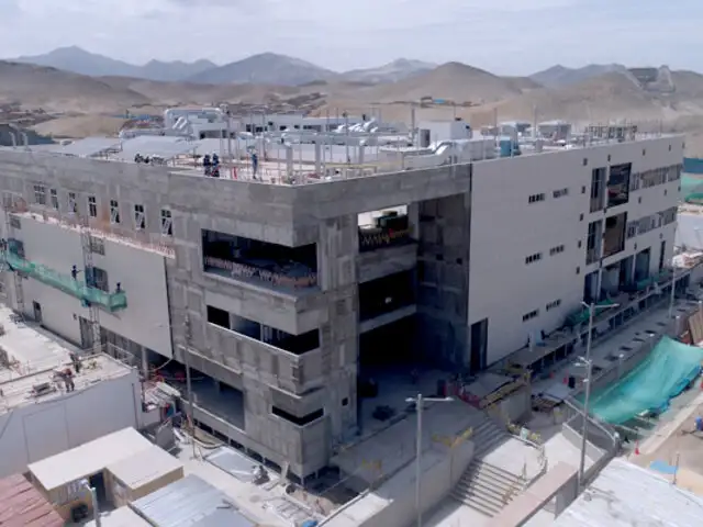 Nuevo hospital de Huarmey cuenta con cerca de 60% de avance, según Pronis