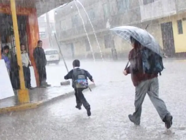 Senamhi pronostica lluvias de moderada a fuerte intensidad del 24 al 26 de marzo