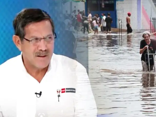 Ministro de Defensa sobre posibles desastres: "No tenemos tiempo para hacer obras de prevención"