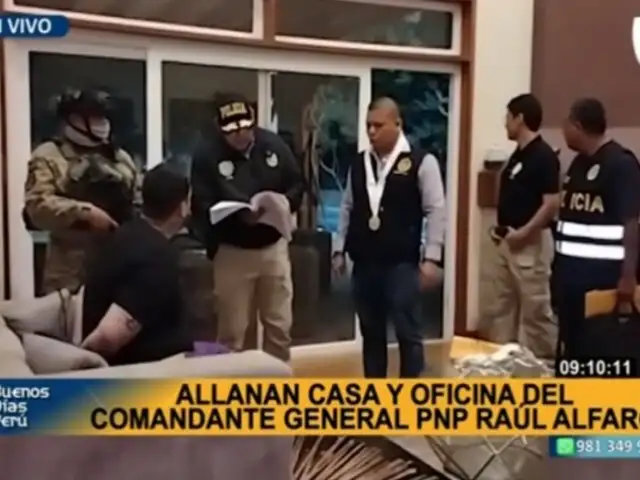PNP: Raúl Alfaro se encuentra no habido tras la decisión de Fiscalía de allanar su vivienda