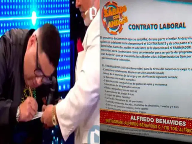 ¿Ya está en Panamericana Televisión? Alfredo Benavides firmó 'contrato' con Andrés Hurtado
