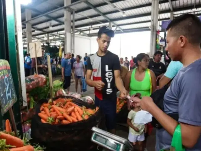 Mercados mayoristas de Lima: más de 11,000 toneladas de alimentos ingresaron este jueves