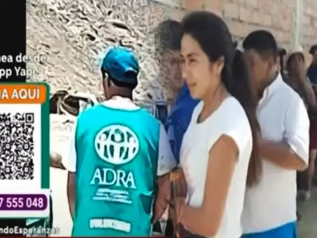 ADRA Perú llegó a la localidad de Moro para repartir víveres a damnificados por huaicos