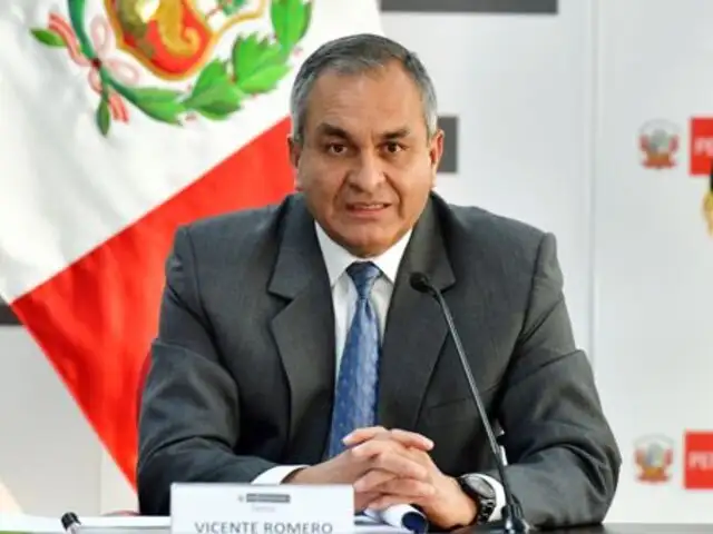 Presentan moción de censura contra el ministro del Interior Vicente Romero