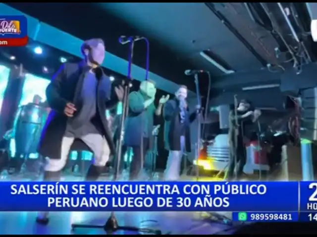 Salserín se reencuentra con su público peruano luego de 30 años