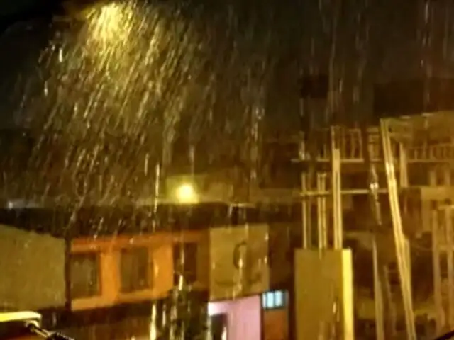 Tumbes: suspenden clases por lluvia con tormenta eléctrica que se registró está madrugada