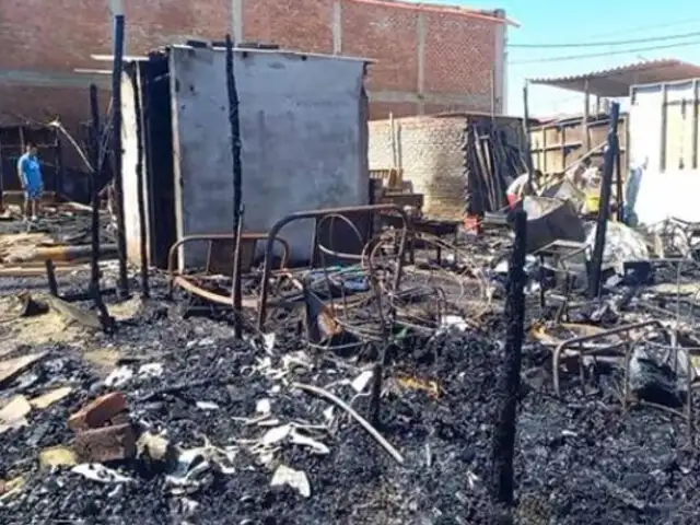 Vecinos con graves quemaduras: incendio arrasa viviendas de pueblo joven en Nuevo Chimbote
