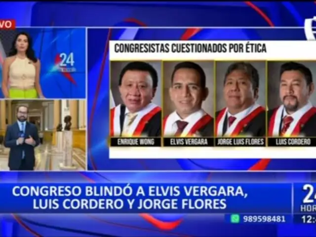 Congreso: Parlamentarios opinan tras blindaje a Elvis Vergara, Jorge Flores y Luis Cordero