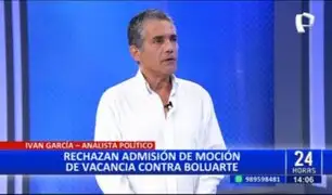 Iván García sobre rechazo a admisión de moción de vacancia: "Era un desenlace cantado"