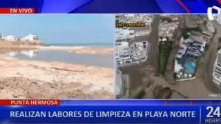 Punta Hermosa: municipio realiza limpieza en playa norte del distrito