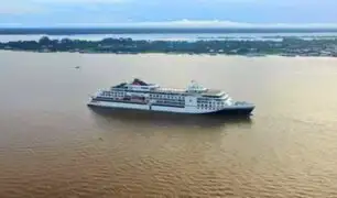 Ambiente de fiesta: Iquitos recibe primer crucero de lujo de Ámsterdam luego de seis años