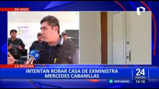 La Molina: Cámaras captan intento de robo a la casa de exministra Mercedes Cabanillas