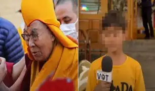 Dalái Lama: habla el niño a quien besó en la boca