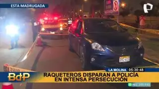 Violenta persecución en La Molina: delincuentes disparan a policía y se dan a la fuga