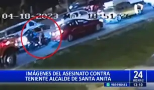 Revelan imágenes inéditas del asesinato contra teniente alcalde de Santa Anita