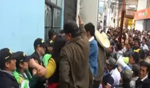 Cajamarca: manifestantes intentaron tomar subprefectura de Chota