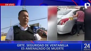 Ventanilla: gerente de seguridad ciudadana de Mi Perú denuncia amenazas de muerte