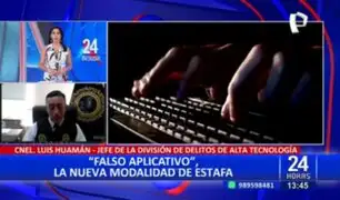 Cnel. Huamán advierte sobre aumento de casos de estafa bajo modalidad del "falso aplicativo"