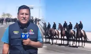 Tacna: Policía montada se suma al refuerzo de la frontera ante incremento de migrantes