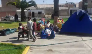 Tacna: vecinos de plaza Miguel Grau exigen una solución inmediata al problema migratorio