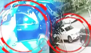 Aparecen nuevas imágenes de banda que roba en vehículos de lujo en Miraflores
