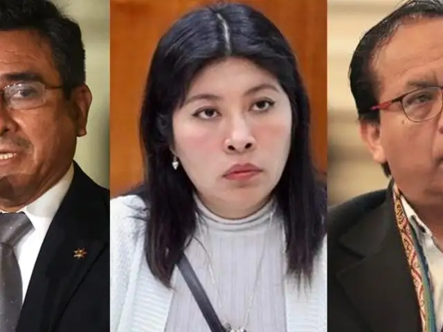 Fiscalía solicita 18 meses de prisión preventiva contra Betssy Chávez, Willy Huerta y Roberto Sánchez