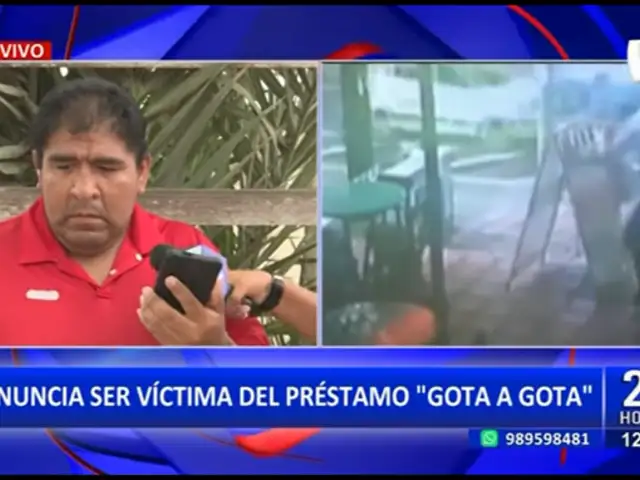 Hombre denuncia ser víctima de extorsión tras aceptar préstamo 'gota a gota'