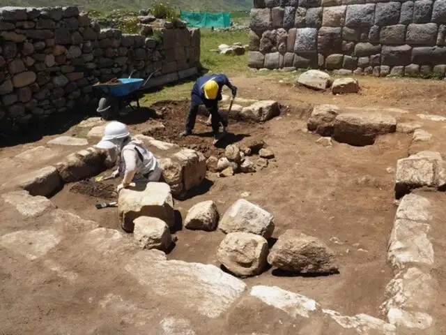 Hallan segundo baño del Inca en la Zona Arqueológica Huánuco Pampa