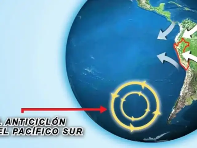 Anticiclón del Pacífico Sur se acerca al continente: ¿cuáles son los pronósticos?