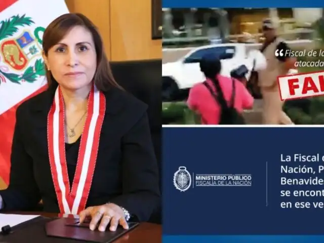 Patricia Benavides: Niegan que le hayan lanzado piedras o huevos a fiscal de la Nación en Moquegua y Tacna