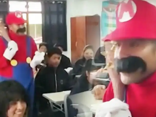 “Mario Bros” dicta clases de historia a ritmo de rap en colegio del Cusco