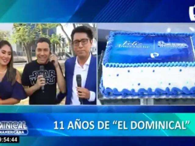 El Dominical de Panamericana celebra sus 11 años en la televisión peruana
