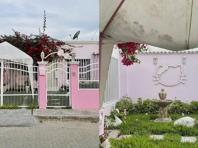 Hello Kitty llegó a Chiclayo: Conozca la casa inspirada totalmente en la popular gatita