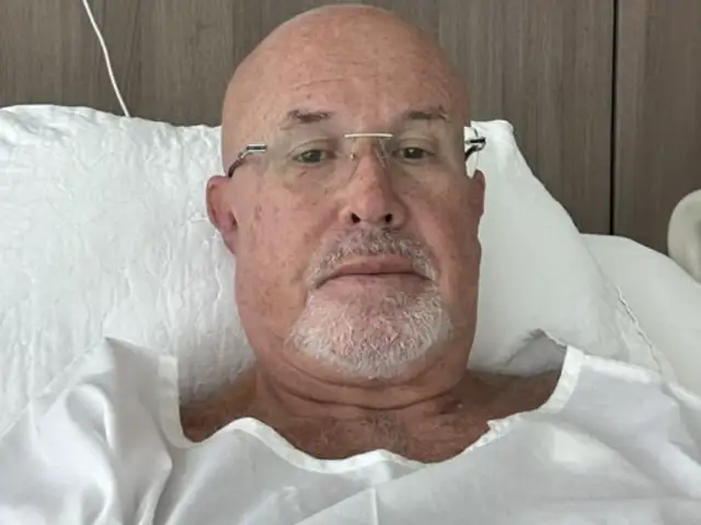 Carlos Bruce tras ser operado por cáncer: 