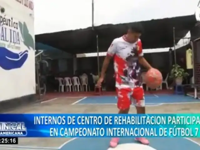 Superaron su adicción a las drogas: jóvenes sobresalen en Campeonato Latinoamericano Fútbol 7