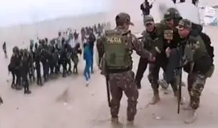 Situación en frontera se agrava: enfrentamiento con indocumentados deja un policía herido