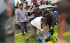 Surco: vecinos capturan y golpean a ladrón de celulares