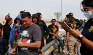 Trasladan migrantes de la frontera hasta Arica para abordar primer vuelo humanitario a Venezuela