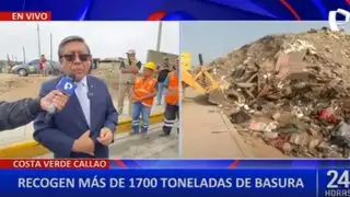 Callao: Gobierno realiza el recojo de más de mil toneladas de basura