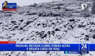 Cusco cubierto de nieve: bajas temperaturas, viviendas y carreteras afectadas
