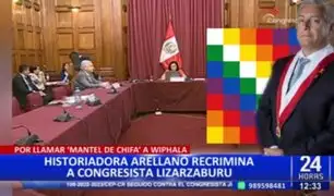 Juan Lizarzaburu: historiadora reprocha a congresista por decir "mantel de chifa" a wiphala