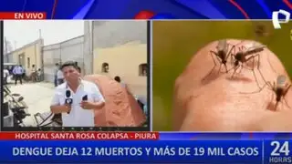 Piura: hospital Santa Rosa colapsa ante el incremento de casos de dengue