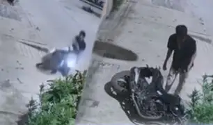 Moyobamba: motociclista en estado de ebriedad se despista, choca y termina ensangrentado