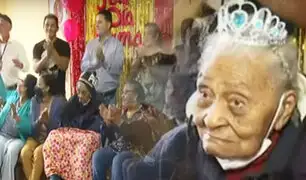 Abuelita de 100 años recibe emotivo homenaje por el Día de la Madre