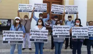 Lambayeque: periodistas protestan contra “Ley Mordaza” y piden que tenga un amplio debate