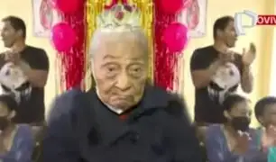 Abuelita celebra sus 100 años: tiene 50 nietos y 30 bisnietos