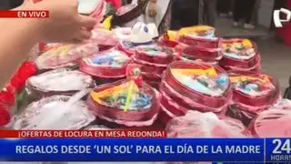 Mesa Redonda: comerciantes realizan ofertas por el Día de la Madre