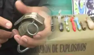 UDEX: Desactivan granadas y artefactos explosivos usados por extorsionadores